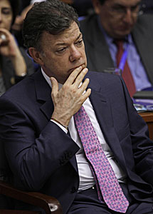 El presidente Santos. | AP