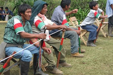 Hombres de la comunidad paese del Cauca. | unal.edu.co
