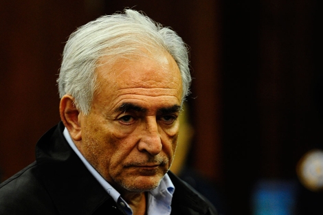 Strauss-Kahn, durante su comparecencia ante la juez. | AFP