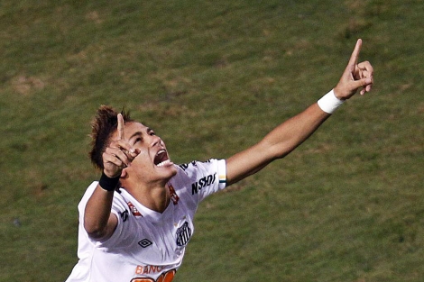 Foto 0 en  - Neymar, Santos y el tricampeonato
