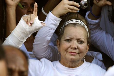 Laura Pollán, lider de las Damas de Blanco. | Reuters