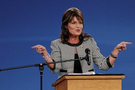 Sarah Palin ofrece un discurso en Houston, Texas . | Efe