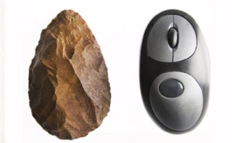 Herramienta de piedra y ratón