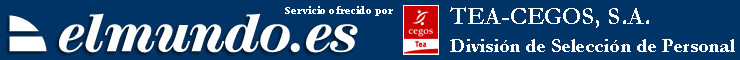 Cabecera con el logotipo de elmundo.es y Tea-Cegos