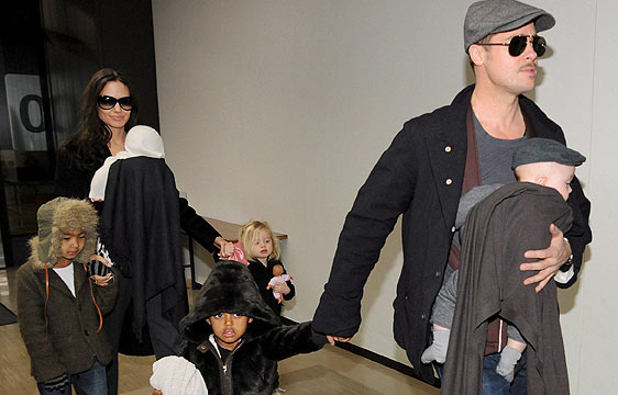 brad pitt y angelina jolie en japon