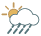 Sol y lluvia