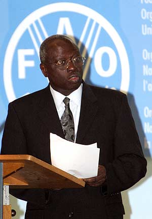 Director-geral da FAO Jacques Diouf Director-geral da FAO Jacques Diouf