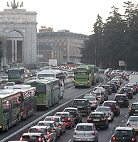 Atasco a la entrada de Madrid Atasco a la entrada de Madrid