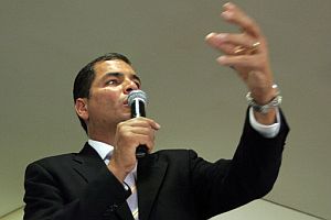 El presidente de Ecuador, Rafael Correa. (Foto: AFP)