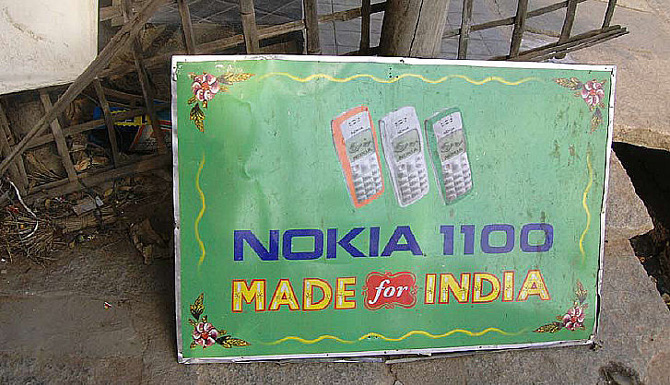Anuncio de Nokia en la India. (Foto: M. A. G. M.) Anuncio de Nokia en la India. (Foto: M. A. G. M.)