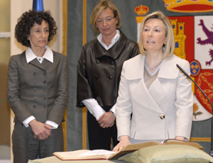 Toma de posesión de Amparo Valcarce como secretaria de Estado de Politica Social.