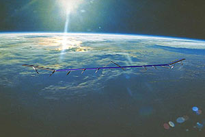 Recreaci&oacute;n del aspecto que tendr&aacute; el futuro avi&oacute;n sobrevolando la estratosfera. (Foto: Boeing)