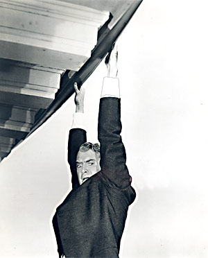 James Stewart en un fotograma de &rsquo;V&eacute;rtigo&rsquo;.