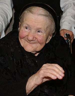 Irene Sendler, en 2007, durante una ceremonia en Varsovia. (Foto: AP)