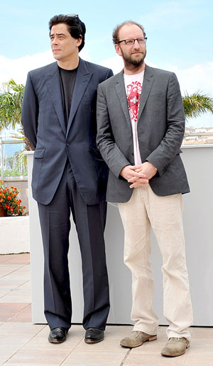 Benicio del Toro y Steven Soderbergh, en la presentaci&oacute;n de &rsquo;Che&rsquo;. (Foto: EFE)