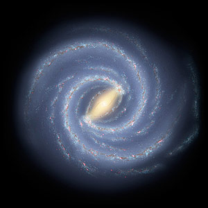 La Vía Láctea tiene dos brazos de estrellas según revela esta imagen proporcionada por el telescopio espacial 'Spitzer' de la NASA. (Foto: NASA | EFE)