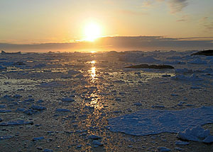 Imagen del Ártico durante la fase de deshielo en verano. (Foto: El Mundo)