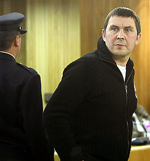 Otegi, durante el juicio en la Audiencia por enaltecimiento del terrorismo. (Foto: POOL)