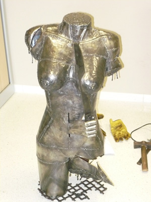 La escultura intervenida. (Foto: Guardia Civil)