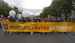 Cabecera de la manifestación madrileña. (Foto: EFE | Mondelo)