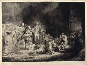 'Cristo curando a los enfermos', de Rembrandt. (Foto: EFE)