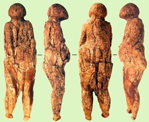 Figura de mujer fabricada hace entre 16.000 y 20.000 años. (Foto: Hizri Amirjanov)