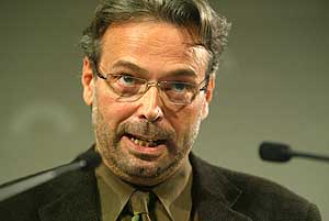 El presidente del Parlament de Cataluña, Ernest Benach. (Foto: Quique García)