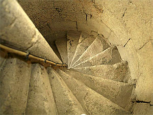 Escalera de caracol. (Foto: ELMUNDO)