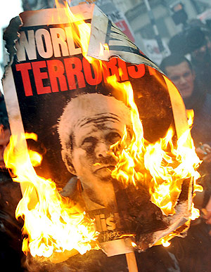 Protestas en Londres contra los ataques en Gaza. (Foto: EFE)