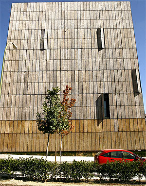En España, en Carabanchel, ya hay un edificio de bambú. (Foto: Begoña Rivas)