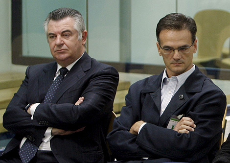 Roca y Herrera, en un momento del juicio celebrado en la Audiencia Nacional. | Pool