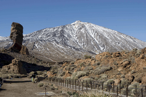 Vista panorámica del Parque Nacional del Teide. | EFE