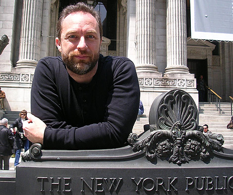 El fundador de Wikipedia, Jimmy Wales. (Foto: Ricard González)