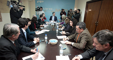 Reunión de los diputados del PP en Castellón. | Eugenio Torres