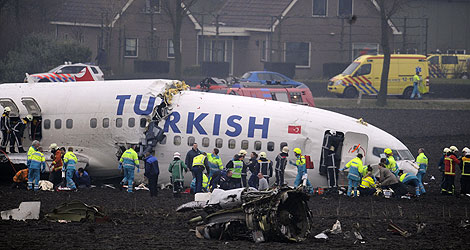 Imagen del avión accidentado. | Foto: AFP
