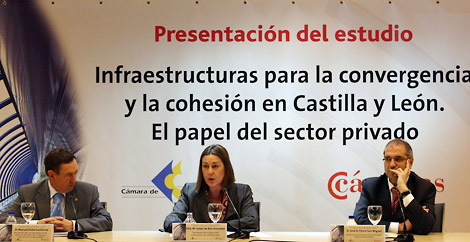 Presentaci�n del informe 'Infraestructuras para la convergencia y la cohesi�n de Castilla y Le�n, el papel del sector privado'. | Ical