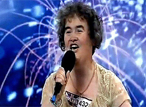 Susan Boyle interpretando I dreamed a dream del musical Los Miserables. (Foto:MUNDO)