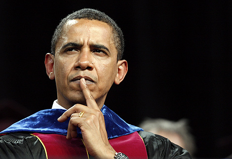 Obama, en un acto acad�mico en Arizona. | AP
