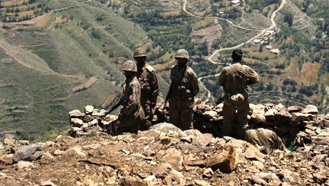 Tropas de Pakistán en el valle de Swat. | Reuters