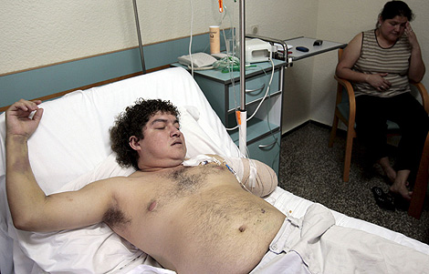 El hombre que sufrió la amputación del brazo izquierdo mientras trabajaba en Gandia. | Efe El hombre que sufrió la amputación del brazo izquierdo mientras trabajaba en Gandia. | Efe
