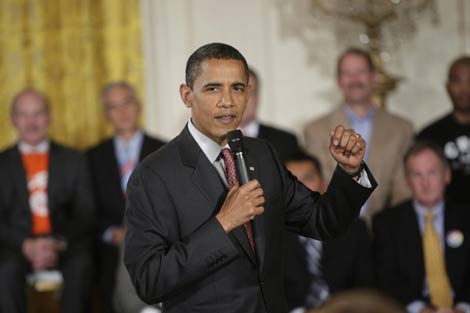 El Presidente de EEUU, Barack Obama, durante un evento en la Casa Blanca. | AP