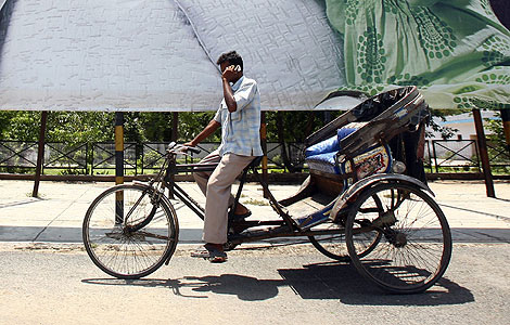 Imagen del rickshaw. | Reuters