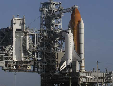 El transbordador espacial Endeavour en Cabo Cañaveral. | AP