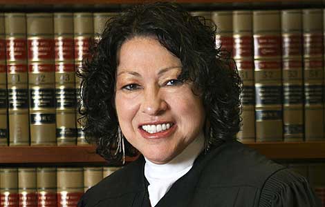 Sonia Sotomayor, en su juzgado, en una imagen tomada en 2009.  Reuters