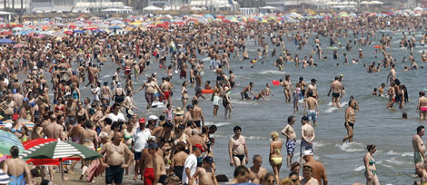 Playa de la Malvarrosa en Valencia. | Jos&eacute; Cuellar