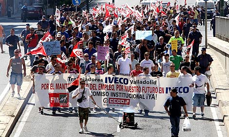 Foto de la manifestación.