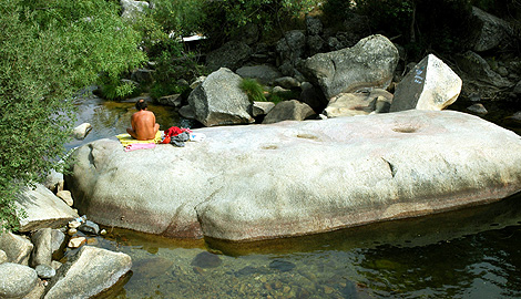 Nudista en La Pedriza
