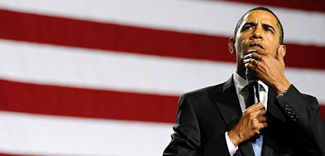 Obama, durante el mitin. | Efe