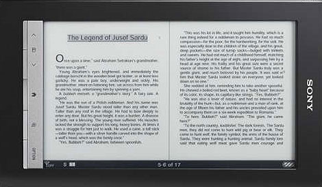 lector libros digitales sony
