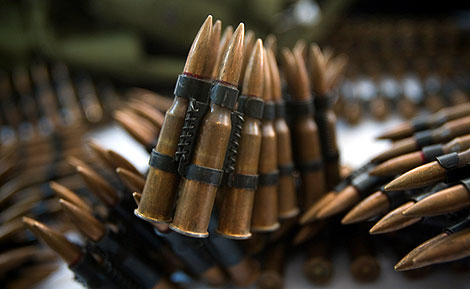 armamento Armamento incautado en Irán. La embarcación contenía lanzagranadas y munición